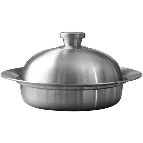 Slccxzc Stainless Steel Steamer with Lid, Flying Saucer Steaming Grid Steaming Tier,Steamer Pot Household Multi-function Steaming Tray