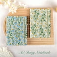 thumbnail image 3 of ipoul A5 Notebook, Embroidered Flower Journal, 8"x6", Hardcover, Lay Flat, Lined, Wide Ruled, Pretty, Daisy Gifts for Women, Blue, 3 of 8