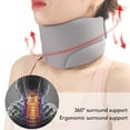 thumbnail image 3 of Adjustable Neck Support Brace, Ergonomic Design Breathable Soft Cervical Collar Removable Outer Layer for Easy Cleaning Neck Braces for Neck Pain and Support, 3 of 7