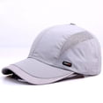 thumbnail image 2 of Gorra deportiva transpirable de secado rápido Gorra de hombre negra, 2 of 4