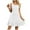 White, variant on LIaqionyy Summer Dresses for Women 2024 Beach A-Line Sundresses Ruffle Flowy Dress Knee Length Sleeveless Dress
