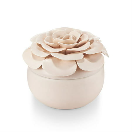 Illume Essentials Ceramic Flower Candle 6.7oz/190g (Coconut Milk Mango)