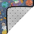 thumbnail image 4 of Cartoon space Shaggy Area Rug, Rugs for Living Room Bedroom Non Slip Door Mat Indoor Carpet Machine Washable Nursery Home Decor Floor Mats for Entryway 60x39in-#, 4 of 5