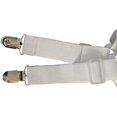 thumbnail image 4 of Bed Sheet Holder Straps, Bed Sheet Fasteners Suspenders Holder Straps Adjustable Crisscross Elastic Band Fitted Bed Sheet Holder Fasteners Grippers Clip, 2pcs/Set White, 4 of 5