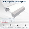 thumbnail image 5 of DuraYu 20x40 ft Heavy-Duty Shipping Container Canopy Shelter with 15oz PVC Tarp and Galvanized Truss Frame, Waterproof Outdoor Cover, 5 of 8