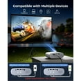 thumbnail image 3 of Projector for , 1080P HD Portable Projector with Tripod, Compatible with Android/iOS/Windows, 3 of 6
