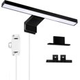 thumbnail image 1 of LED Bathroom Mirror Light Black 5W 30cm 400lm, Cabinet Light Cool White 6000K, IP44 Waterproof Bathroom Cabinet Clamp Lamp(300mm), 1 of 5