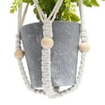 thumbnail image 3 of MLINS  2 Pcs Small Macrame Plant Hangers Hanging for Indoor Plants Garden, 3 of 8