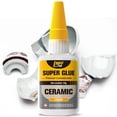 thumbnail image 1 of czcpp-Ceramic Super Glue Liquid, Clear Instant Cyanoacrylate Adhesives for Ceramic Repair Food Safe, All Purpose CA Glue for Shoe Plastic Leather Glass Model Metal Wood Pottery Porcelain Mugs Clay Di, 1 of 4