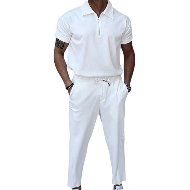 Pantalones Casuales de Manga Corta Larga para Hombres con Pantalones Cortos, 98% Algodón/2% Spandex para Deporte Y Caminata