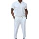 thumbnail image 1 of Pantalones Casuales de Manga Corta Larga para Hombres con Pantalones Cortos, 98% Algodón/2% Spandex para Deporte Y Caminata, 1 of 6