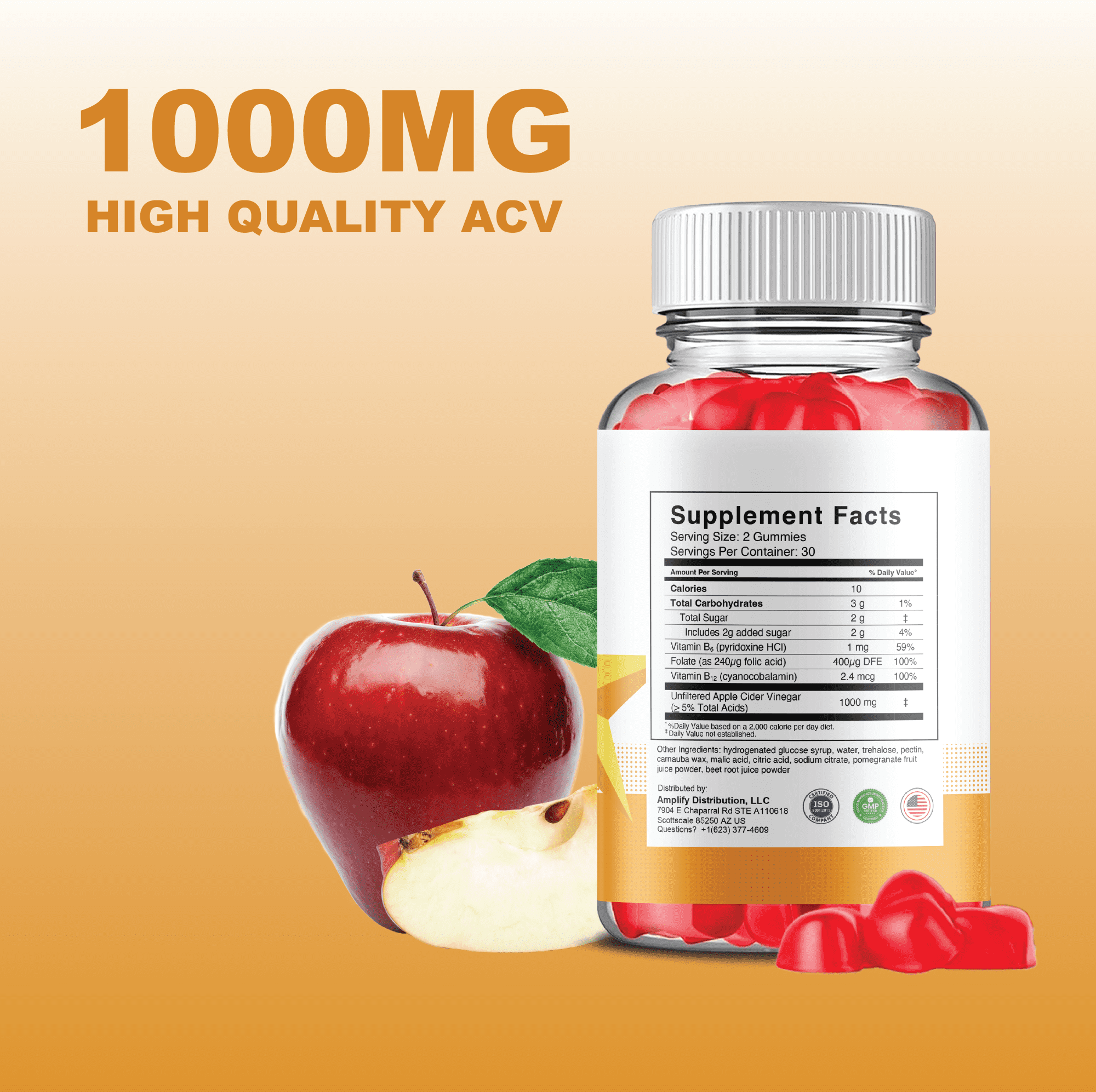 (2 Pack) All Star Keto ACV Gummies, AllStar Advanced Keto ACV Overall Health Formula (120 Gummies)