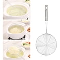thumbnail image 4 of Stainless Steel Filter Screen Asian Strainer Ladle Stainless Steel Wire Skimmer Spoon with Handle for Kitchen Frying Food, Pasta, 4 of 5