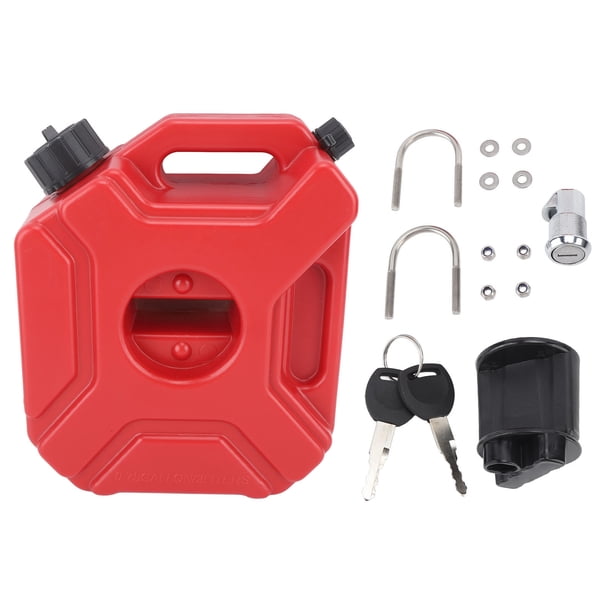 Tanque de combustible de 3L y 0,75 galones, a prueba de golpes, fácil de transportar, Universal para motocicletas, vehículos todoterreno, SUV, ATV con soporte