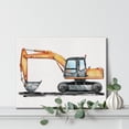 thumbnail image 6 of Construction Trucks Canvas Wall Art Watercolor Construction Vehicles Trucks Canvas Painting Prints for Home Boys Bedroom Nursery Wall Decor Framed Artwork Gifts(12x15 Inch), 6 of 6