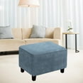 thumbnail image 4 of Bamboohart Rectangular Footrest Removable Protective Cover Furniture Protect Series Decoration Flexible Extendable Easy to Store - Gray, 4 of 8