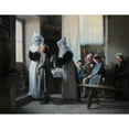 thumbnail image 2 of Henri Laurent-Desrousseaux 24x19 Gold Ornate Framed and Double Matted Museum Art Print Titled - In Sisters (Before 1891), 2 of 4