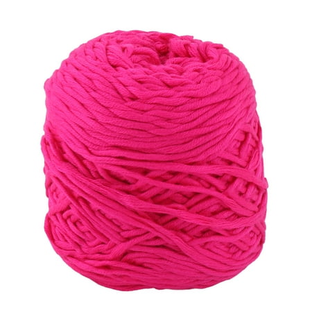 Fuchsia Crochet - Acrylic Fiber Handmade Crochet Gloves Sweater Knitting Yarn Cord Fuchsia 200g
