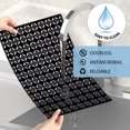 thumbnail image 4 of Sunjoy Tech 2Pcs 30x40CM Kitchen Sink Mat PVC Hollow Rhombus Rectangle Anti-slip Cuttable Ceramic Stainless Steel Sink Protector Draining Pad, 4 of 8