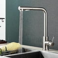 thumbnail image 4 of Kitchen Tap Black Extendible Kitchen Tap With Spray, Single Lever Sink Mixer Tap 360 Swivelling Kitchen Stainless Steel,100% New, 4 of 5