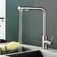 thumbnail image 4 of Kitchen Tap Black Extendible Kitchen Tap With Spray, Single Lever Sink Mixer Tap 360 Swivelling Kitchen Stainless Steel,100% New, 4 of 5