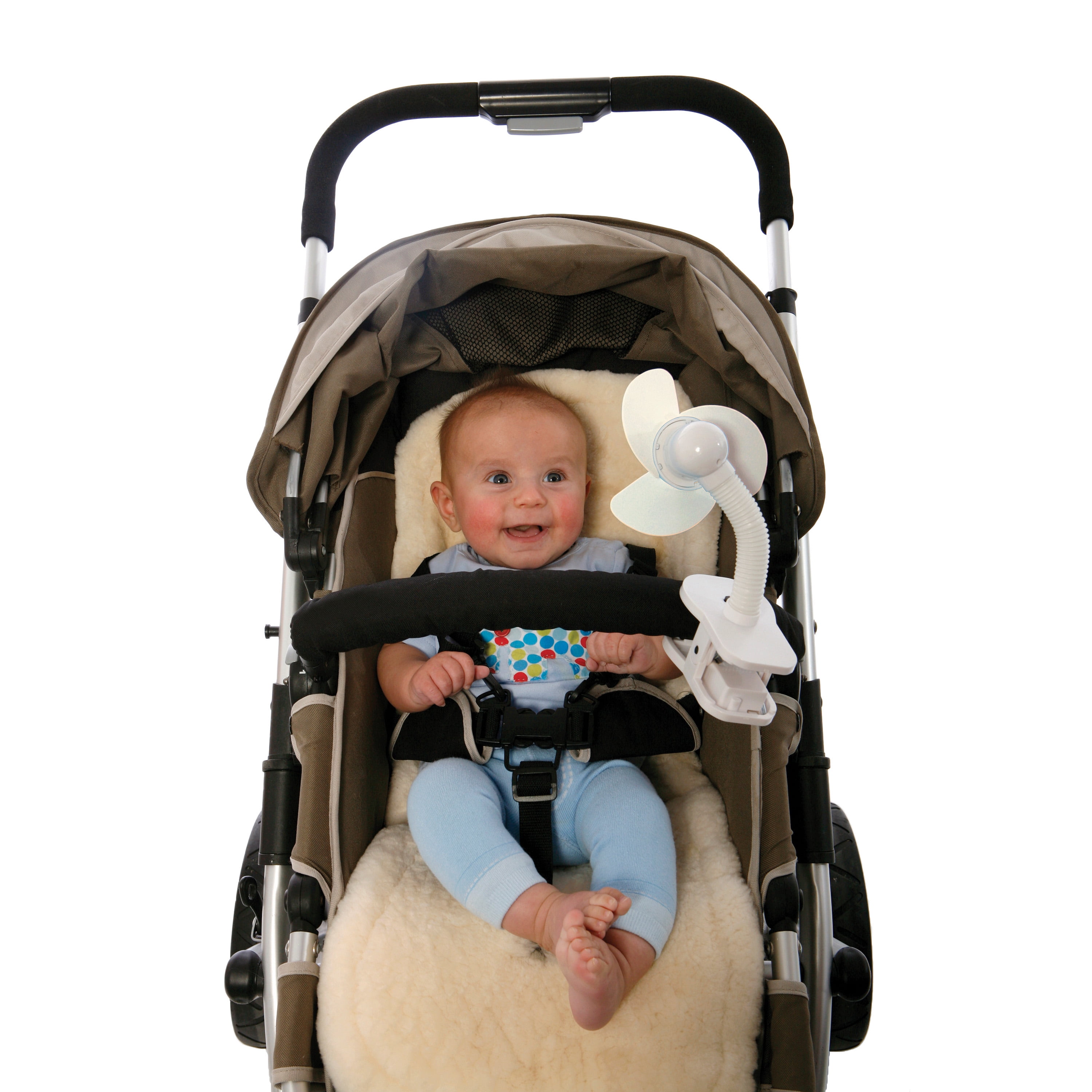 Portable Foam Fan For Stroller Pushchair In The Car / Travelling Cribs Cot 