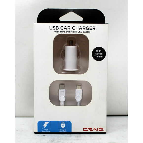 Craig Blanc Voiture USB Mini & Micro Charges