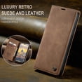thumbnail image 2 of iPhone 14 Pro Max Wallet Case, PU Leather Book Folding Flip Folio Case with Card Holders Kickstand Magnetic Closure Protective Cover for iPhone 14 Pro Max 2022 6.7 inch - Brown, 2 of 6