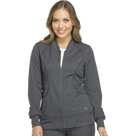 

Dickies Dynamix Scrubs Warm Up Jacket for Women Zip Front DK330