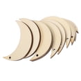 thumbnail image 3 of Miangastore 10 Pcs DIY Handmade Sand Table Building Model Basswood Crecent Moon Shape Material(50mm), 3 of 8