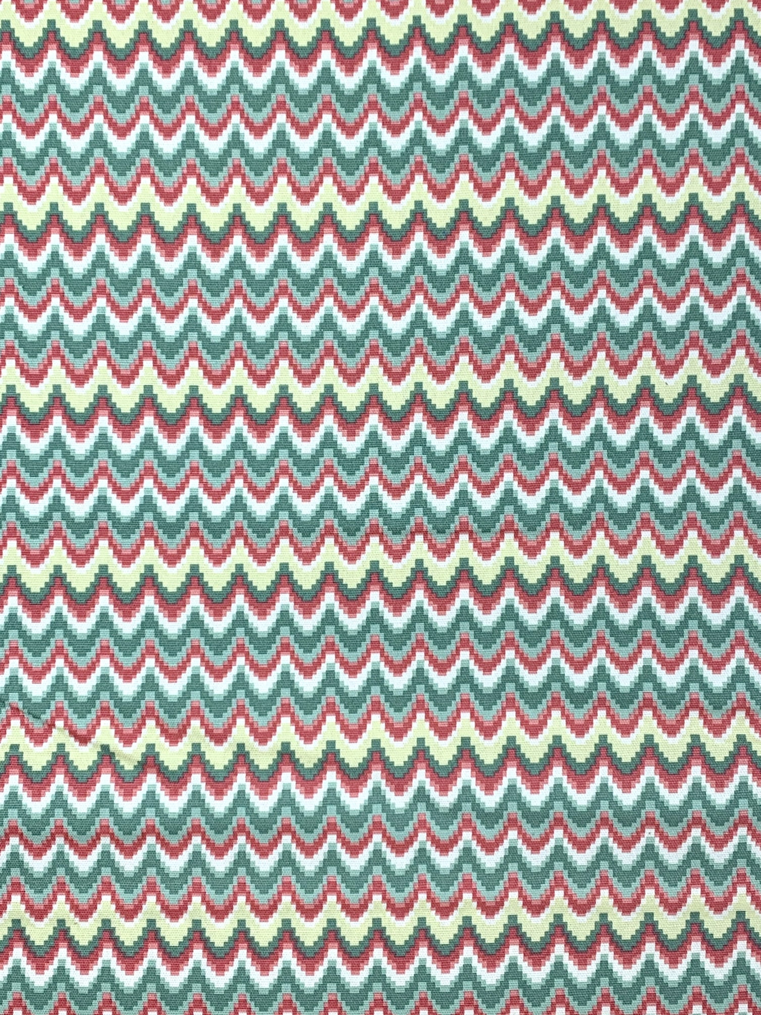 Waverly Inspirations 45" 100% Cotton Ikat Sewing & Craft Fabric By the Yard, Coral