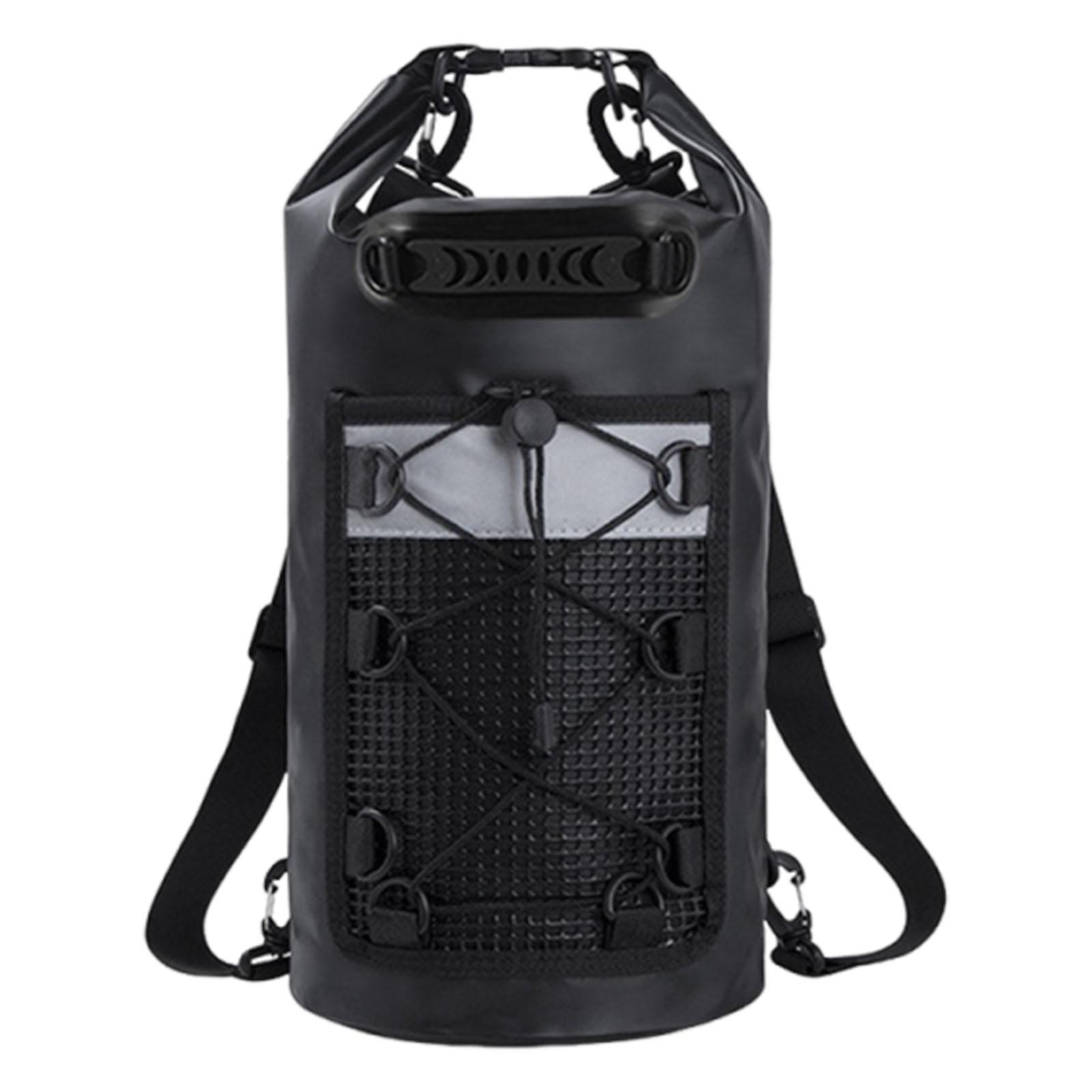 harayaa Dry Bag Comfortable Sturdy Keeps Gear Dry Large Capacity Lightweight Storage Bag Black