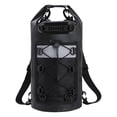 thumbnail image 4 of Bolsa cómoda IPX6 impermeable de gran capacidad resistente con asa bolsa de almacenamiento para playa hombres/mujeres camping senderismo pesca Negro, 4 of 8