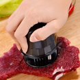 thumbnail image 5 of (2 piezas) 56 cuchillas de acero inoxidable ablandadores de carne de aguja profesional,acceso duradero a la cocina para hornear, 4.6 x 3.4 x 3.4 pulgadas, negro ShuxiuWang 1327533085205, 5 of 5