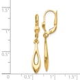 thumbnail image 4 of Primal Gold 14 Karat Yellow Gold Dangle Leverback Earrings, 4 of 4