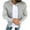 Gray, variant on ZCFZJW Men's Slim Zip Up Pleated Sweatshirt Lightweight Thin Long Sleeve Ruched Cardigan Jacket Fall Winter Casual Sport Outwear Army Green L