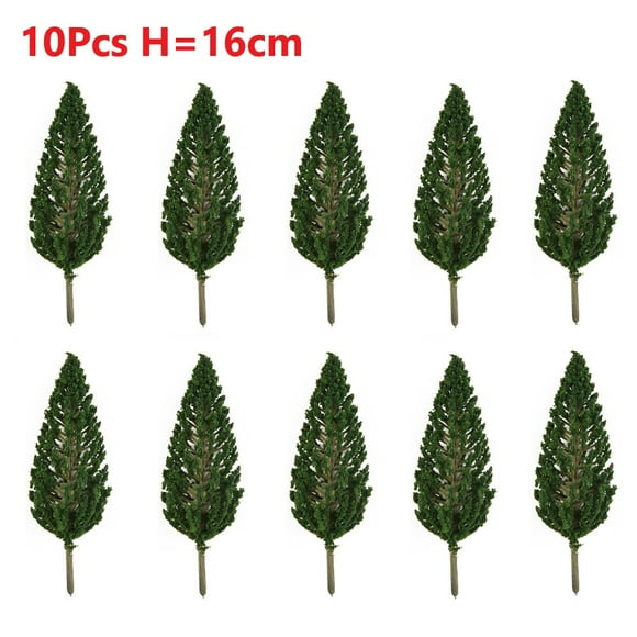 MYG 10X Model Railway Layout Scenery Model Pine Trees For O G Scale 16cm Model Tree