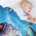 thumbnail image 4 of Turtle Throw Blanket || Ultra Soft Plush Thick Cosy Fuzzy Fluffy Machine, 4 of 8