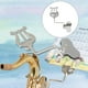 thumbnail image 4 of de hierro, lira , , partitura, lira para trompeta / / trombón de trombón francés, accesorios para banda Sunnimix Lira de marcha para clarinete, 4 of 8