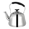 thumbnail image 1 of ziyahi Stainless Steel Tea Kettle 1L Whistling Portable Handle Induction Electric Teapot With Removable Infuser For Cooking, 1 of 6