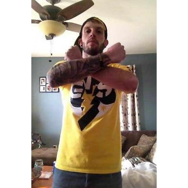 cm punk yellow shirt