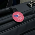 thumbnail image 5 of American Fido Dog American Flag Round Luggage ID Tag Card Suitcase Carry-On, 5 of 8