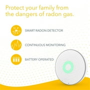 Airthings Wave Radon Battery Operated Smart Radon Detector