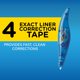 thumbnail image 2 of Cinta correctora BIC Wite-Out Brand Exact Liner, 19,8 m, paquete de 4, 2 of 7