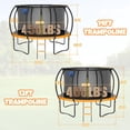 thumbnail image 7 of LIZEVINC 14FT Trampoline Outdoor for Kids Adult, with Basketball Hoop,Orange, 7 of 7