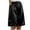 Black, variant on Delconic Women's Casual And Fashionable Color Loose Pants With Pocketes Black L