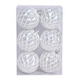 thumbnail image 3 of 6 piezas de 6 cm para decoración de árbol de Navidad, adorno navideño, bola colgante para árbol de Navidad, 3 of 5