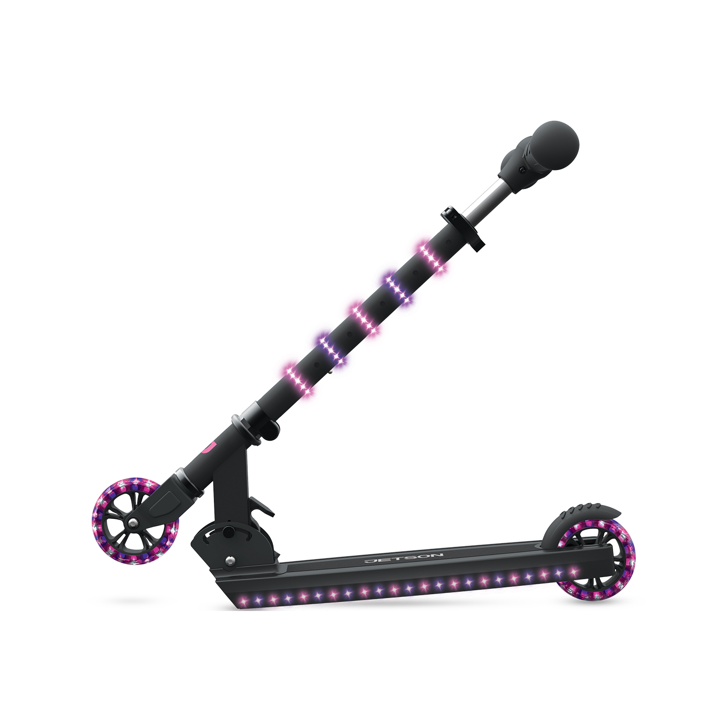 light up scooter pink