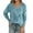 Sky Blue, variant on Women's V-Neck Long Sleeve Loose Fit Casual Sweatshirt Sweater Top, Lightweight Tunic for Fall, Solid Color
