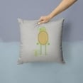 thumbnail image 2 of Animals Art Alphabet Design Fabric Decorative Pillow, 2 of 4